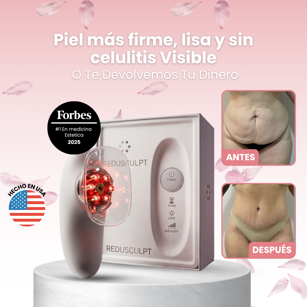 RedSculpit® | Tecnología Estética Concentrada. El poder puro del vacío terapéutico y la luz roja infrarroja en cada sesión de 10 minutos